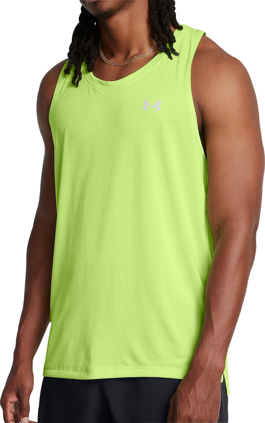 Under Armour Launch Mens Running Vest - Green