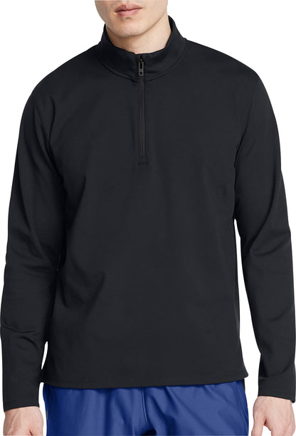 Under Armour Meridian Half Zip Long Sleeve Mens Running Top - Black