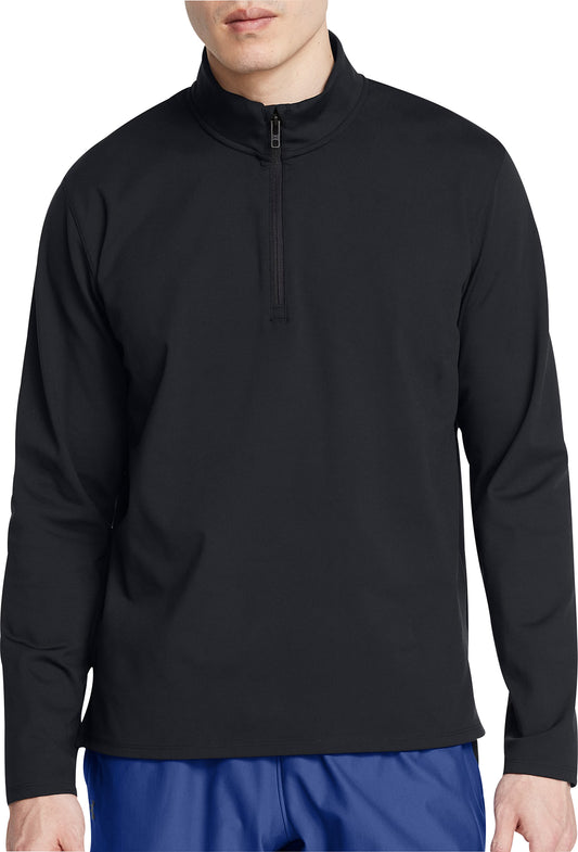 Under Armour Meridian Half Zip Long Sleeve Mens Running Top - Black