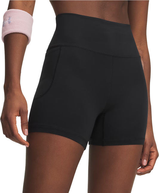 Under Armour Meridian Middy Womens Short Running Tights - Black