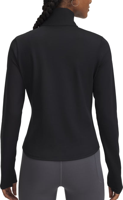Under Armour Motion Half Zip Long Sleeve Womens Running Top - Black