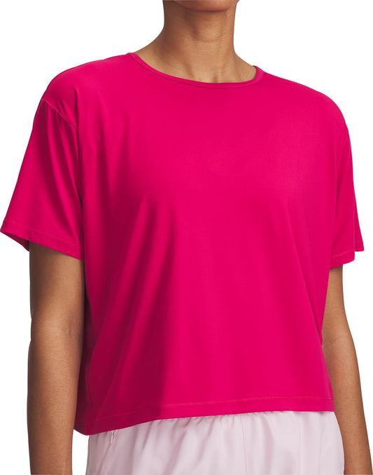 Under Armour Motion Short Sleeve Womens Running Top - Pink
