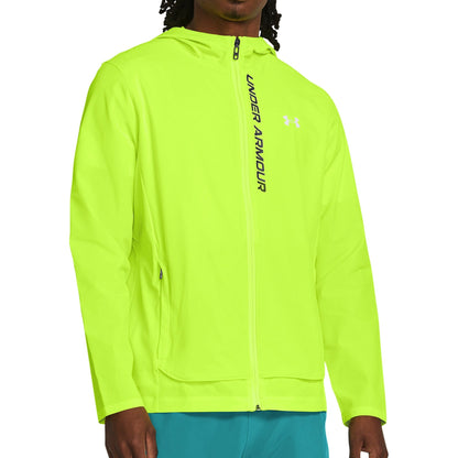 Under Armour OutRun The Storm Mens Running Jacket - Yellow