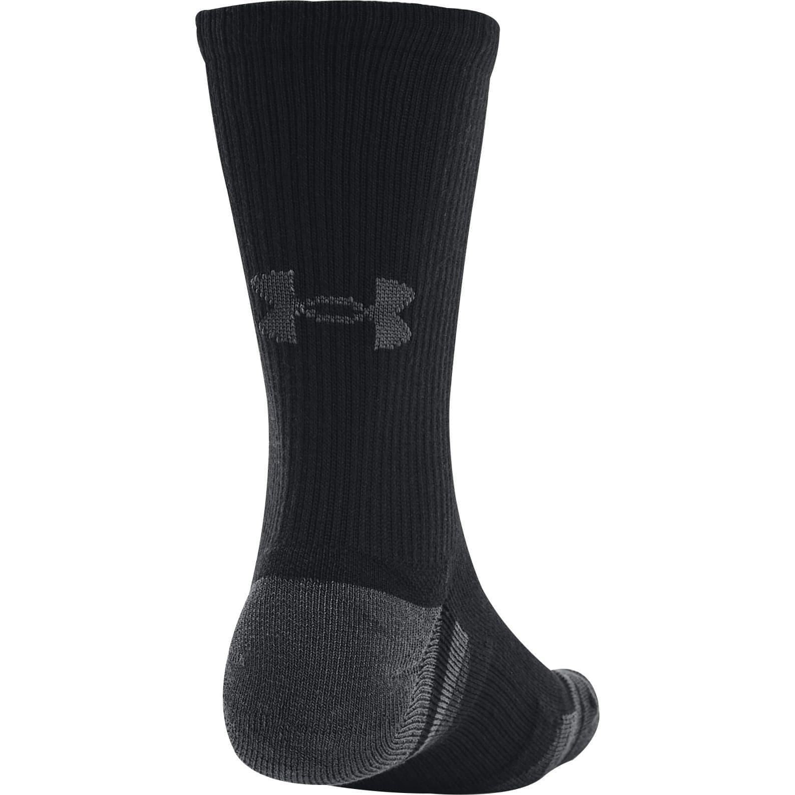 Under Armour Performance Tech Pack Crew Socks Back View
