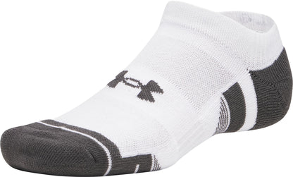 Under Armour Performance Tech (3 Pack) No Show Socks - White