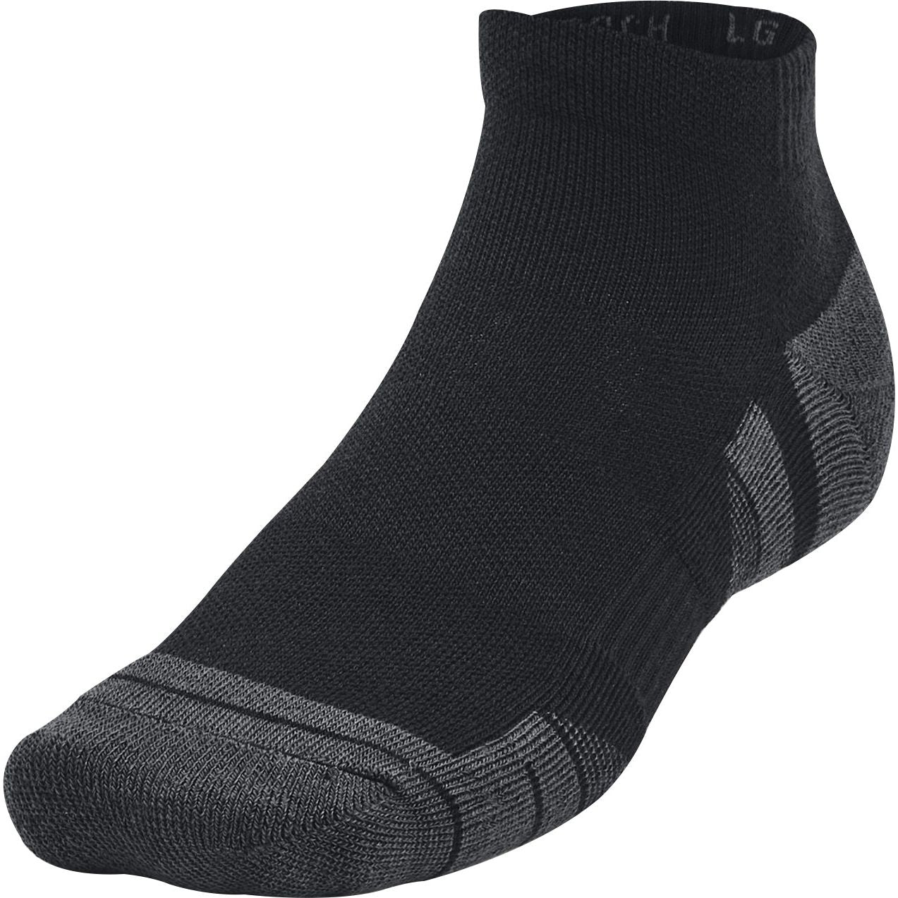 Under Armour Performance Tech Pack Low Cut Socks Front - Front View