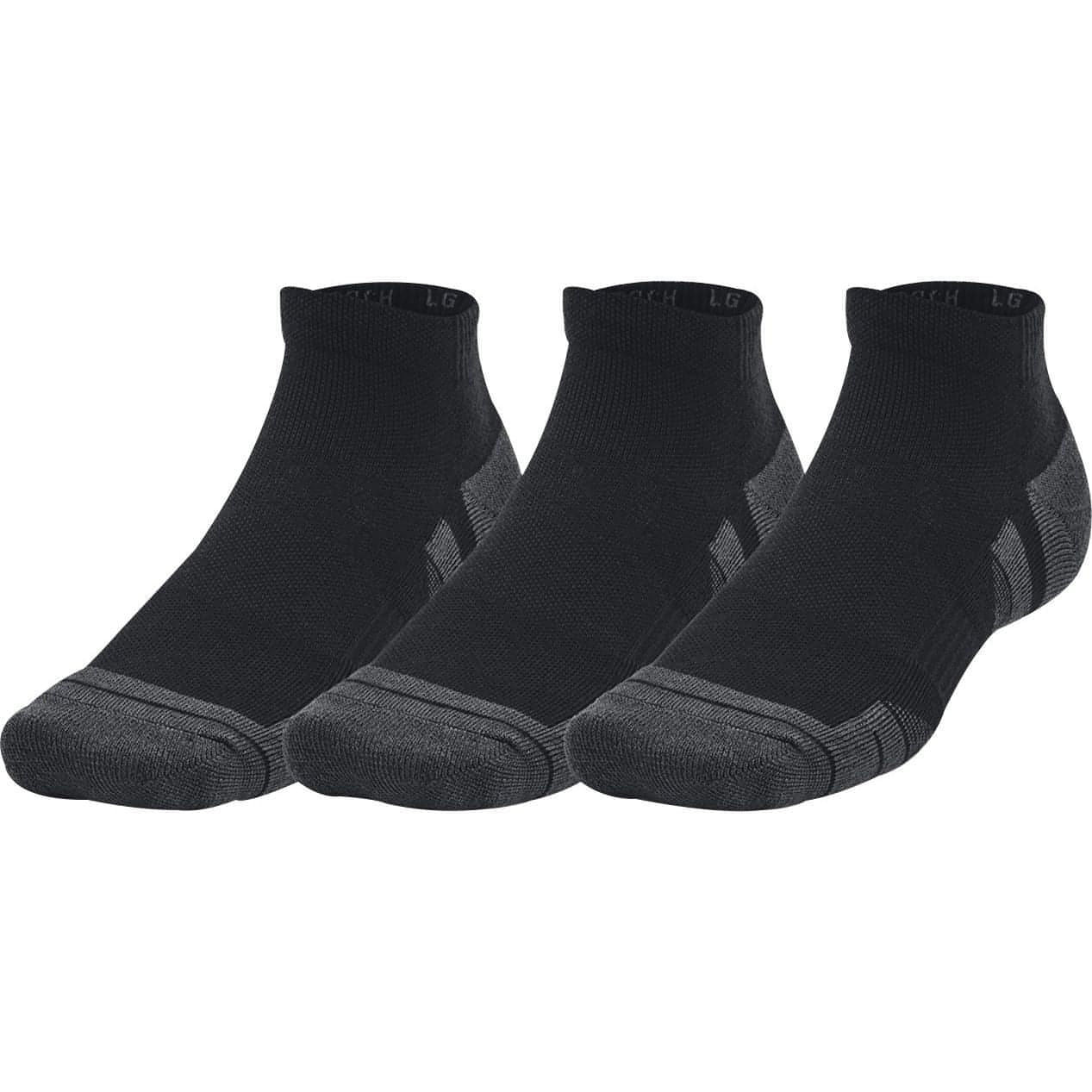 Under Armour Performance Tech (3 Pack) Low Cut Socks - Black – Start ...