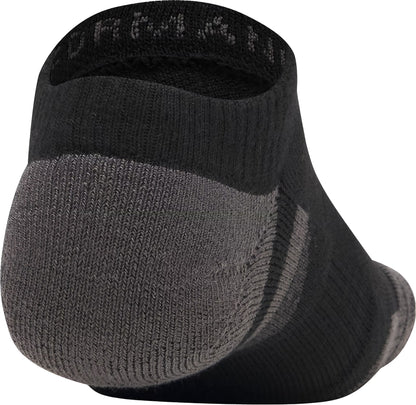 Under Armour Performance Tech (3 Pack) No Show Socks - Black