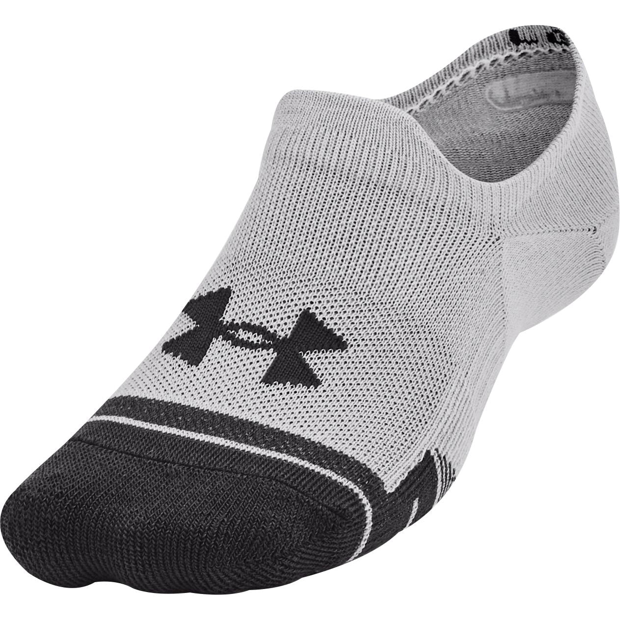 Under Armour Performance Tech Pack Ultra Low Tab Socks Front - Front View