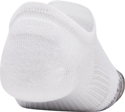 Under Armour Performance Tech (3 Pack) Ultra Low Socks - White
