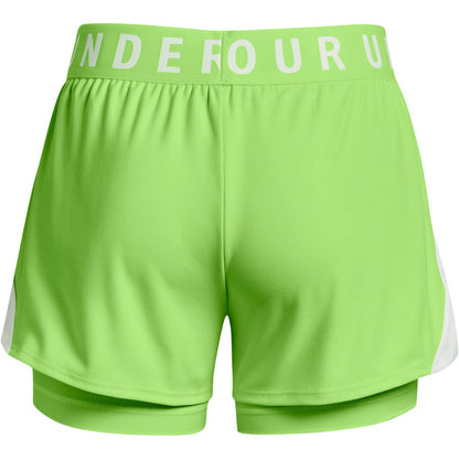 Under Armour Play Up 2 In 1 Womens Running Shorts - Green