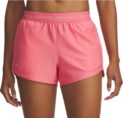 Under Armour Play Up 3 Inch Womens Running Shorts - Pink