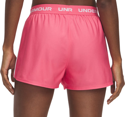 Under Armour Play Up 3 Inch Womens Running Shorts - Pink