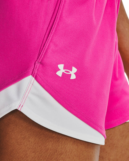 Under Armour Play Up 3.0 Womens Running Shorts - Pink