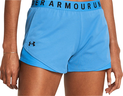 Under Armour Play Up 3.0 Twist Womens Running Shorts - Blue