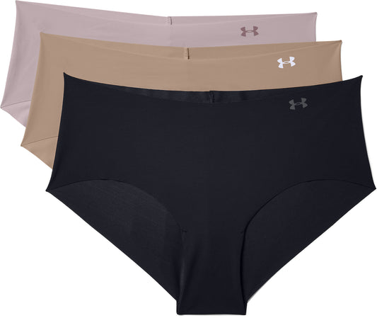 Under Armour Pure Stretch (3 Pack) Womens Hipster Brief - Multi