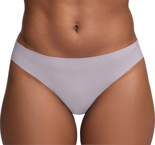 Under Armour Pure Stretch (3 Pack) Womens Thong - Grey