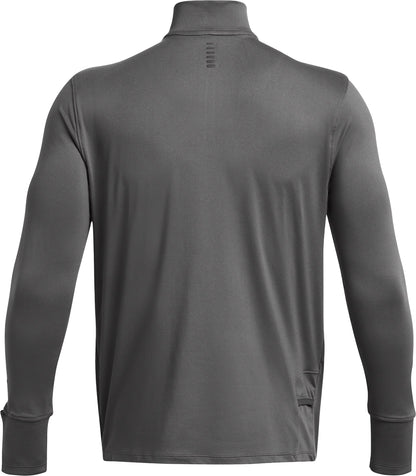 Under Armour Qualifier Half Zip Long Sleeve Mens Running Top - Grey