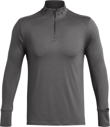 Under Armour Qualifier Half Zip Long Sleeve Mens Running Top - Grey