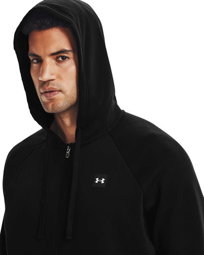 Under Armour Rival Rival Fleece Full Zip Mens Training Hoody - Black