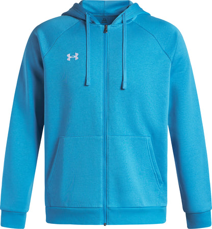 Under Armour Rival Fleece Full Zip Mens Training Hoody - Blue