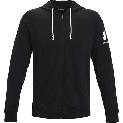 Under Armour Rival Terry Full Zip Hoody Front - Front View