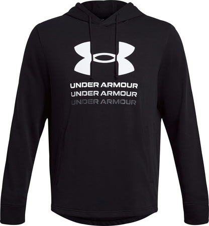 Under Armour Rival Terry Graphic Mens Training Hoody - Black