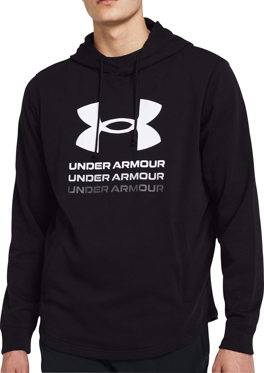 Under Armour Rival Terry Graphic Mens Training Hoody - Black
