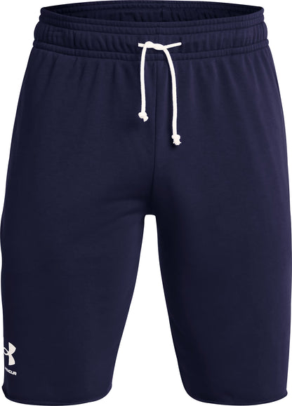 Under Armour Rival Terry Mens Training Shorts - Blue
