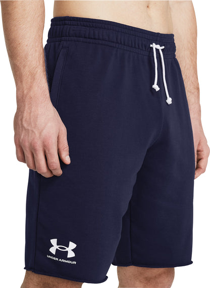 Under Armour Rival Terry Mens Training Shorts - Blue