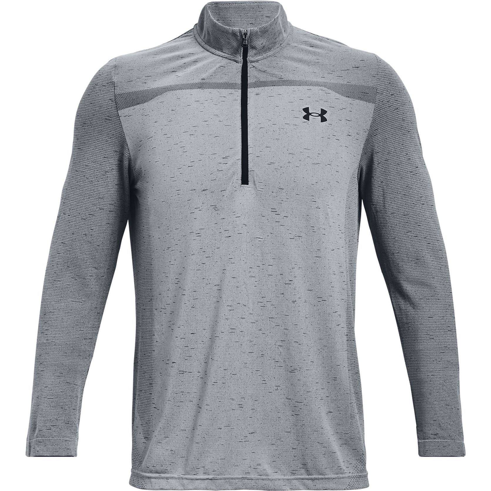 Under Armour Seamless Half Zip Long Sleeve Front - Front View