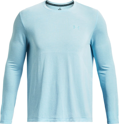 Under Armour Seamless Stride Long Sleeve Mens Running Top - Blue