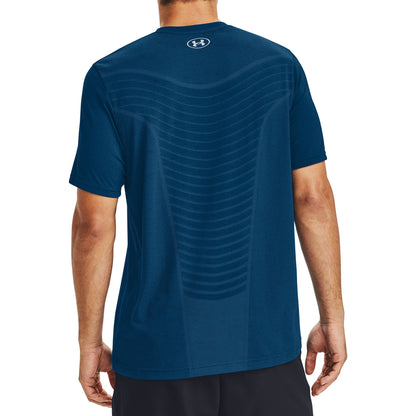 Under Armour Seamless Wave Short Sleeve Back View
