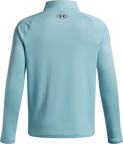 Under Armour Tech 2.0 Half Zip Long Sleeve Junior Running Top - Blue