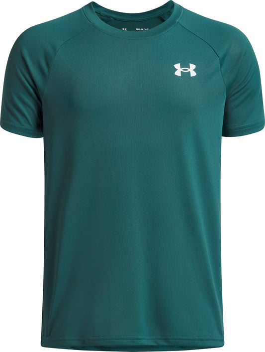 Under Armour Tech 2.0 Short Sleeve Junior Running Top - Green