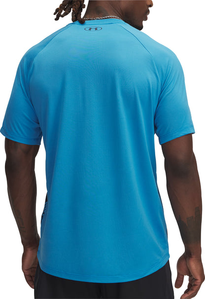 Under Armour Tech Fade Short Sleeve Mens Training Top - Blue