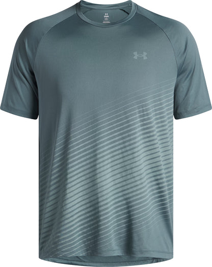 Under Armour Tech Fade Short Sleeve Mens Training Top - Blue