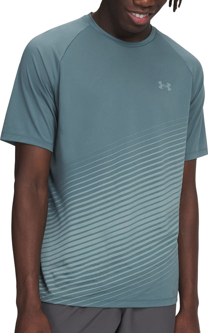 Under Armour Tech Fade Short Sleeve Mens Training Top - Blue