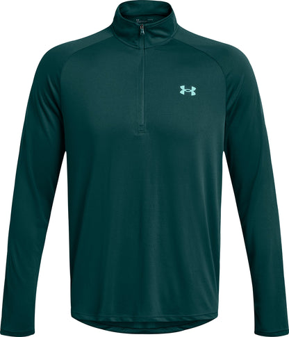 Under Armour Tech Half Zip Long Sleeve Mens Training Top - Green
