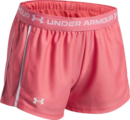 Under Armour Tech Play Up Junior Running Shorts - Pink