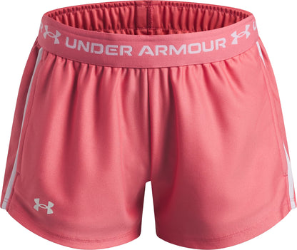 Under Armour Tech Play Up Junior Running Shorts - Pink