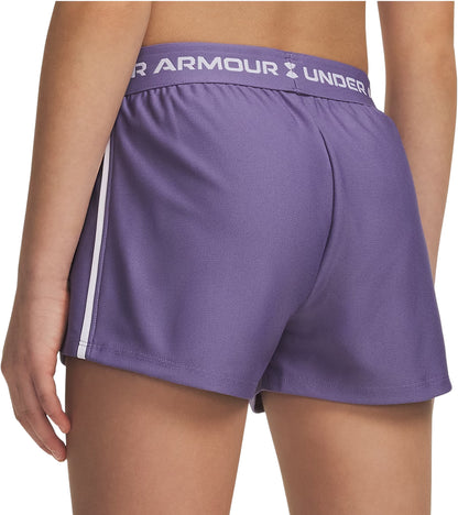 Under Armour Tech Play Up Junior Running Shorts - Purple