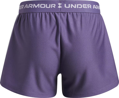 Under Armour Tech Play Up Junior Running Shorts - Purple