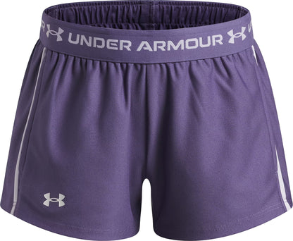 Under Armour Tech Play Up Junior Running Shorts - Purple