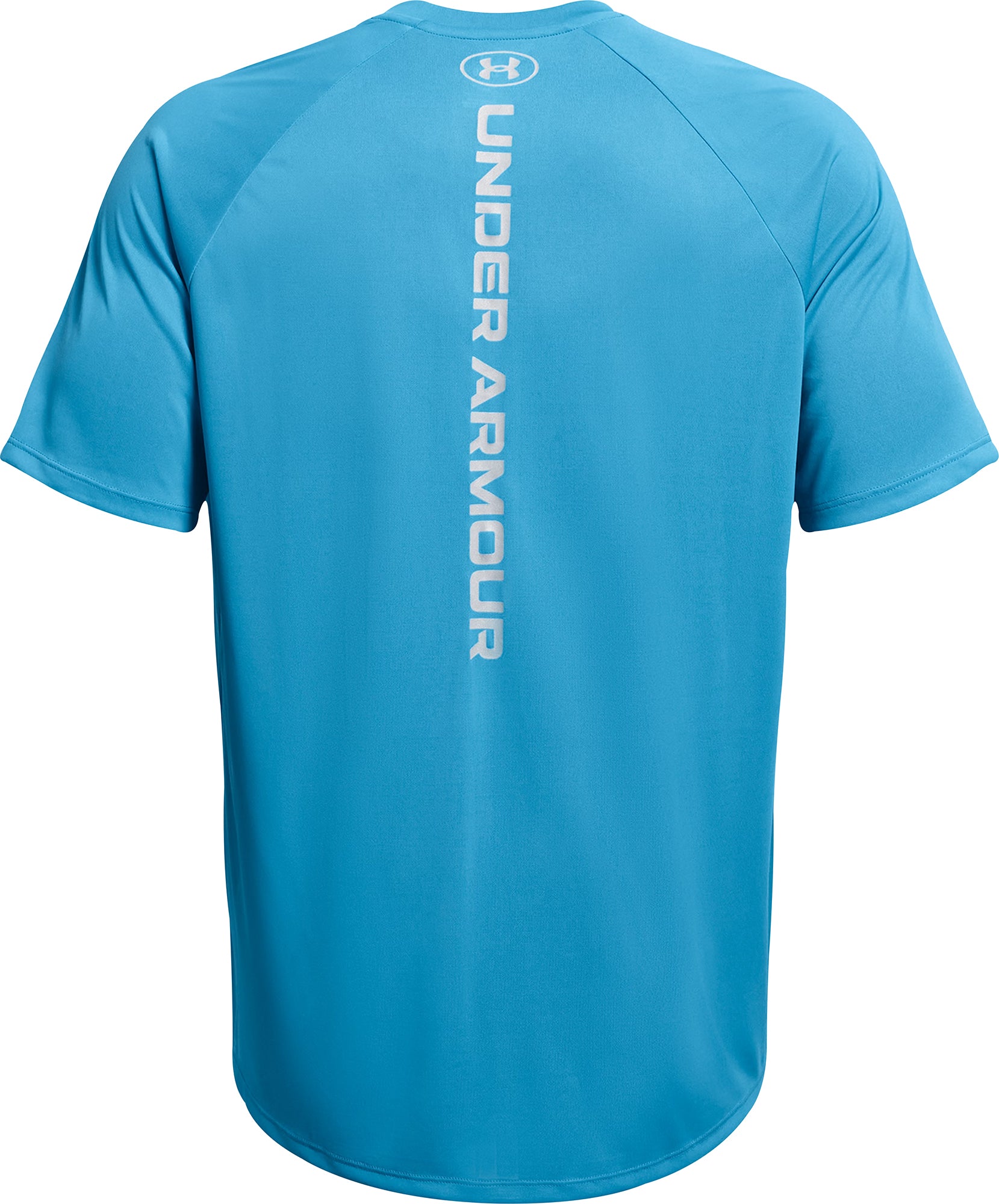 Under Armour Tech Reflective Short Sleeve Mens Running Top Blue