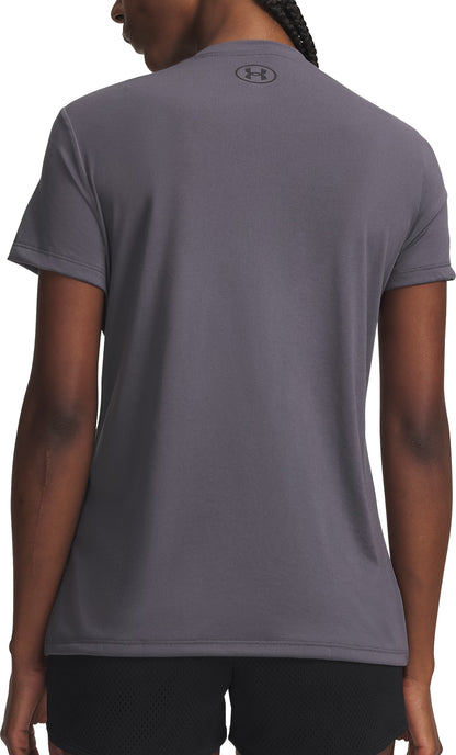 Under Armour Tech Short Sleeve Womens Running Top - Grey