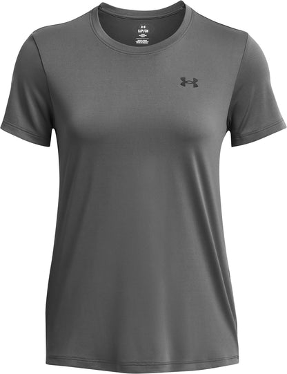 Under Armour Tech Short Sleeve Womens Running Top - Grey