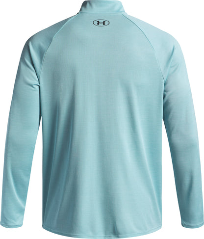 Under Armour Tech Textured Half Zip Long Sleeve Mens Running Top - Blue