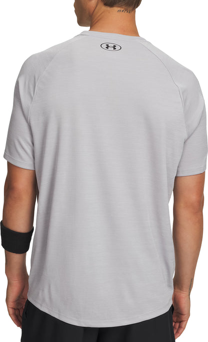 Under Armour Tech Textured Short Sleeve Mens Training Top - White