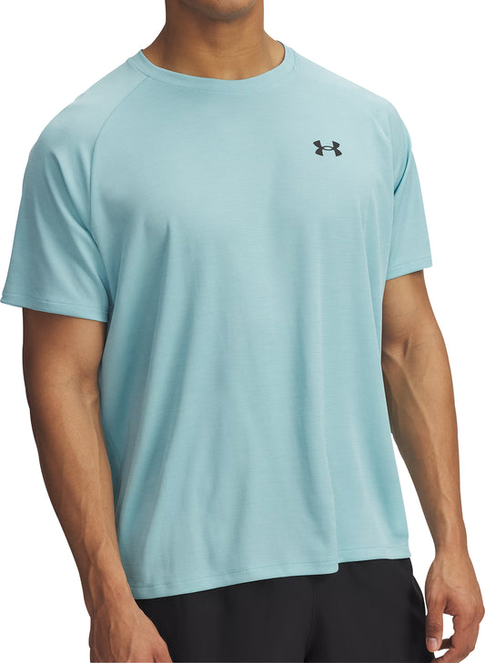 Under Armour Tech Textured Short Sleeve Mens Training Top - Blue